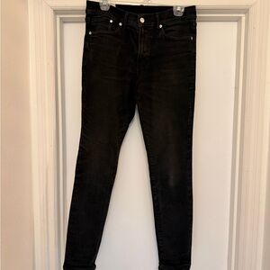 Black Denim Skinny Jeans 32x32
